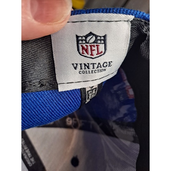 New York Giants New Era 9FIFTY NFL Vintage Snapback Hat‎ Cap Blue - Picture 8 of 8